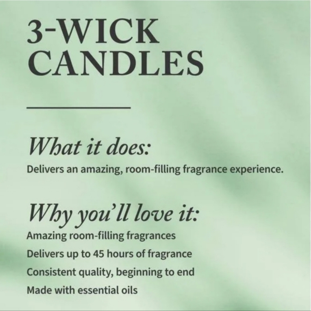 πBOGO 50% OFFβοΈπ―NWTβΌοΈ Bath & Body Works "Midnight Snow" 3-Wick Candle - Picture 9 of 10